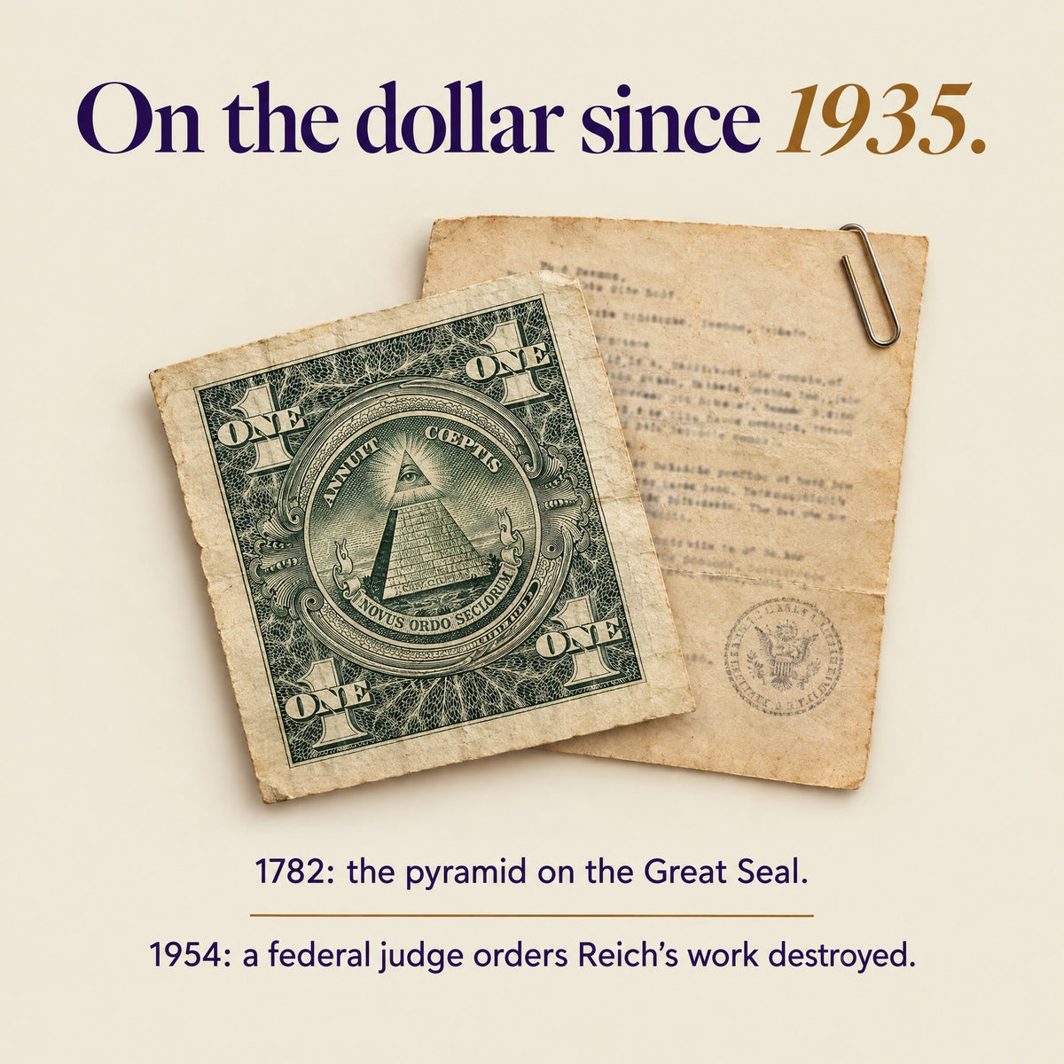 On the dollar since 1935