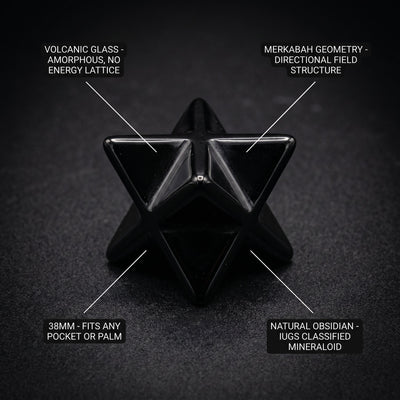 Black Obsidian Merkabah - SPIRAD