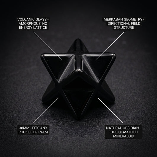 Black Obsidian Merkabah - SPIRAD