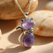 Cat Pendant in Natural Stone