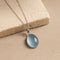 “Deep Calm” Pendant in Aquamarine