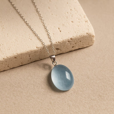 “Deep Calm” Pendant in Aquamarine - SPIRAD