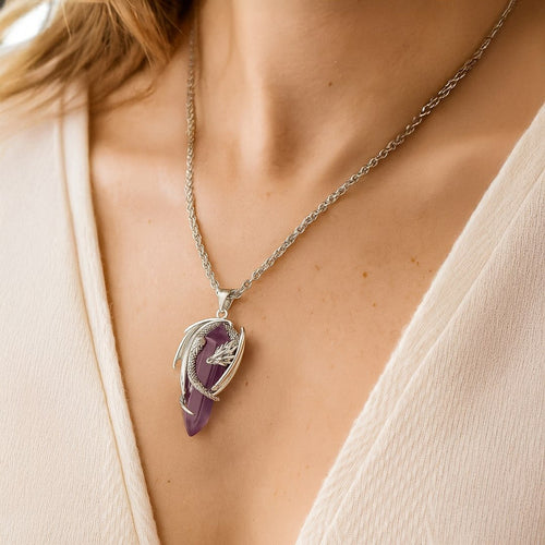 “Dragon” Pendant in Natural Stone