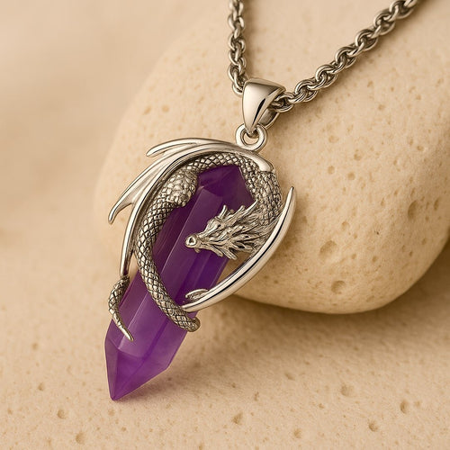 “Dragon” Pendant in Natural Stone