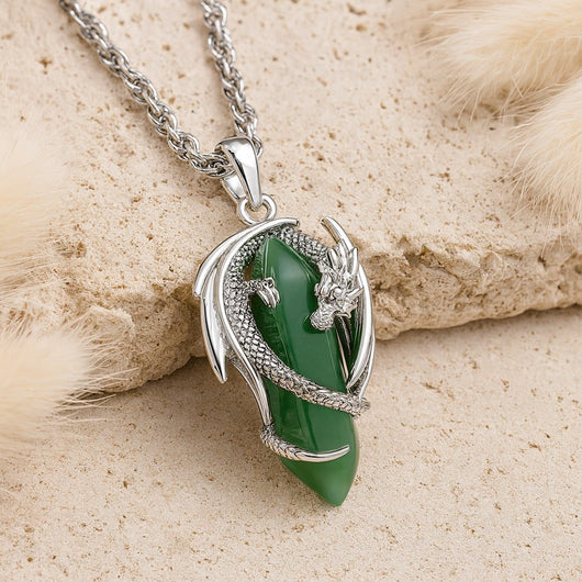 “Dragon” Pendant in Natural Stone - SPIRAD