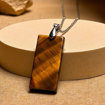 “Elegance & Power” Pendant in Natural Stone - SPIRAD