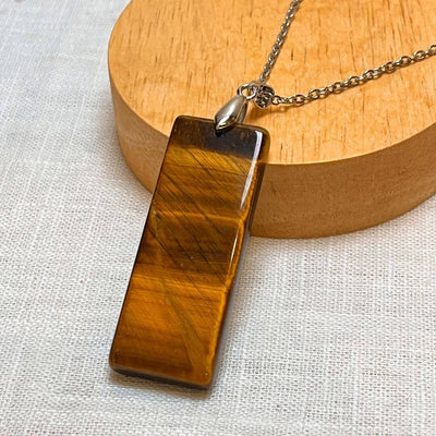 “Elegance & Power” Pendant in Natural Stone - SPIRAD