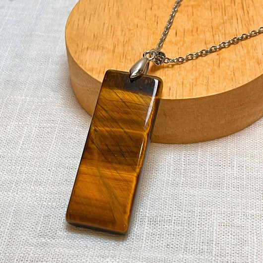 “Elegance & Power” Pendant in Natural Stone - SPIRAD