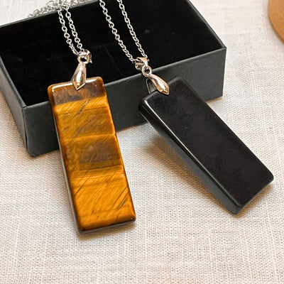 “Elegance & Power” Pendant in Natural Stone - SPIRAD