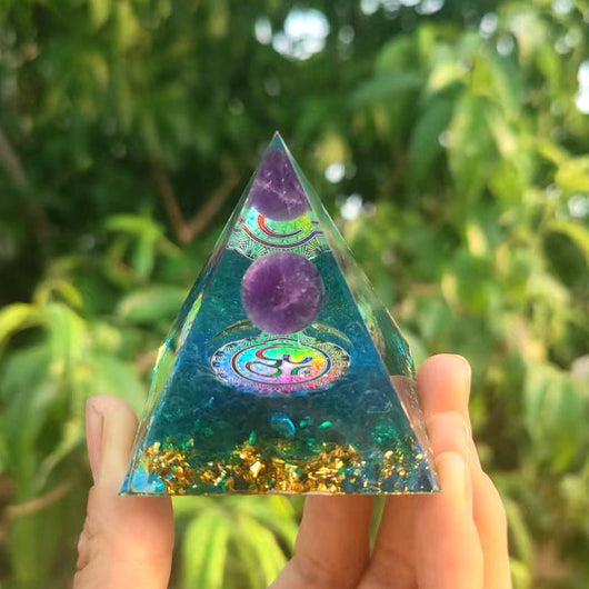Enchanted Mystique: Orgonite Crystal Energy - OM - SPIRAD