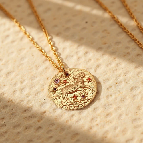Golden Constellation Pendant – Zodiac Signs