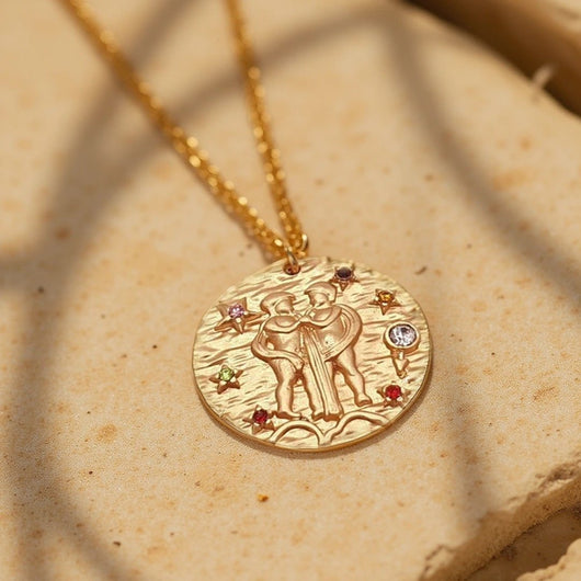 Golden Constellation Pendant – Zodiac Signs - SPIRAD