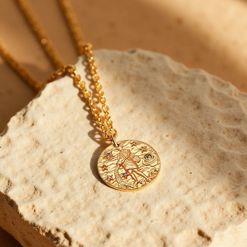 Golden Constellation Pendant – Zodiac Signs