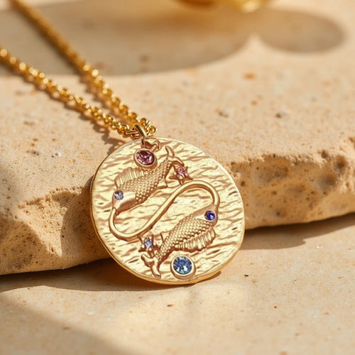 Golden Constellation Pendant – Zodiac Signs