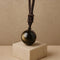 'Keiko' Golden Obsidian Pendant