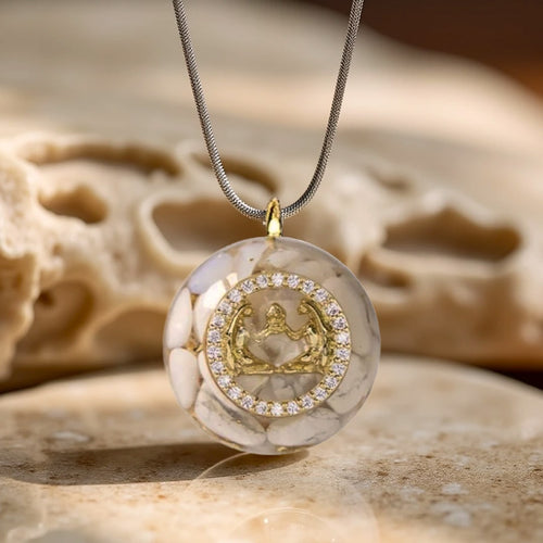 Orgonite Pendant “Astrological Sign” in Natural Stone