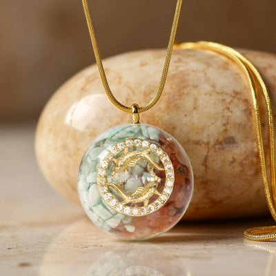 Orgonite Pendant “Astrological Sign” in Natural Stone - SPIRAD