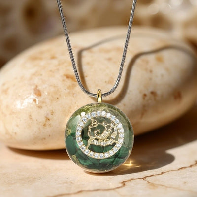 Orgonite Pendant “Astrological Sign” in Natural Stone - SPIRAD