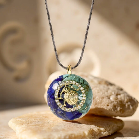 Orgonite Pendant “Astrological Sign” in Natural Stone - SPIRAD