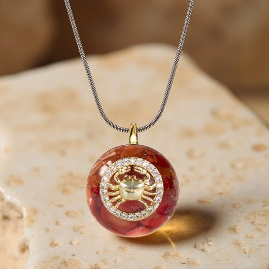 Orgonite Pendant “Astrological Sign” in Natural Stone - SPIRAD
