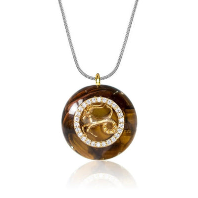 Orgonite Pendant “Astrological Sign” in Natural Stone - SPIRAD