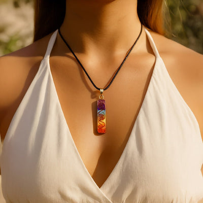 Orgonite Pendant “Harmony of the 7 Chakras” - SPIRAD