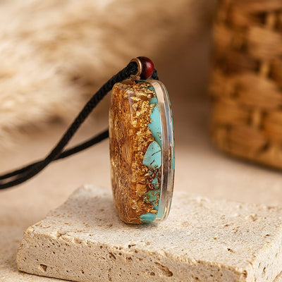 Orgonite Pendant Metatron in Turquoise - SPIRAD