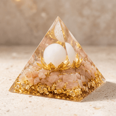 Orgonite Pyramid Rose Quartz Eternal Love - SPIRAD