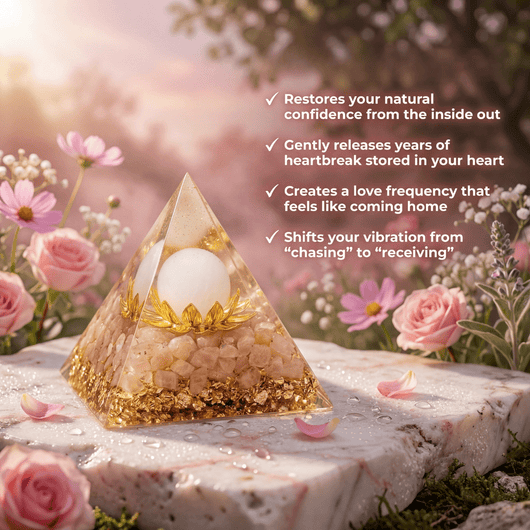 Orgonite Pyramid Rose Quartz Eternal Love - SPIRAD