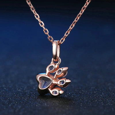 “Paw of Love” Pendant in Rose Quartz - SPIRAD