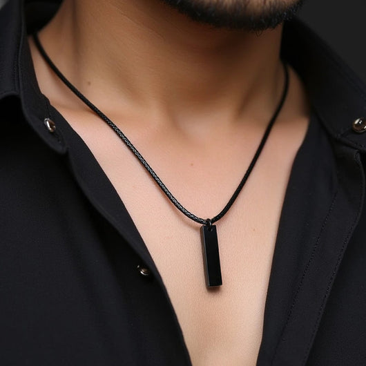 “Protection” Pendant in Black Obsidian - SPIRAD