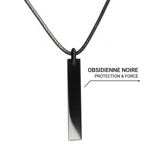 “Protection” Pendant in Black Obsidian - SPIRAD