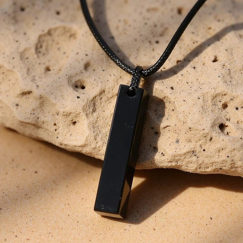 “Protection” Pendant in Black Obsidian