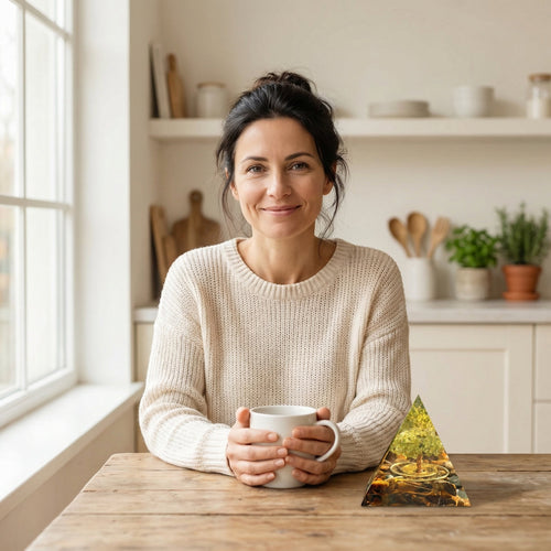 Serena "Tree of Life" Orgonite Pyramid