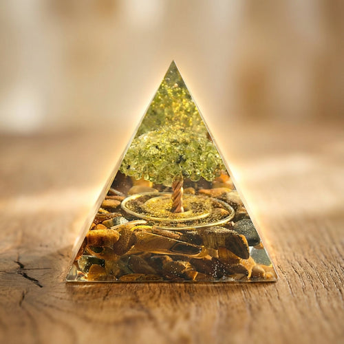 Serena "Tree of Life" Orgonite Pyramid