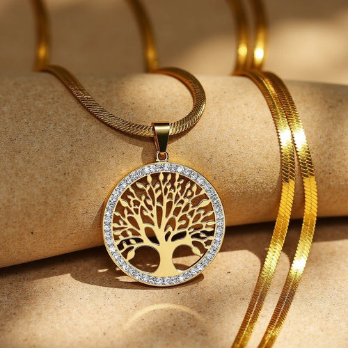 Sparkling Tree of Life Pendant