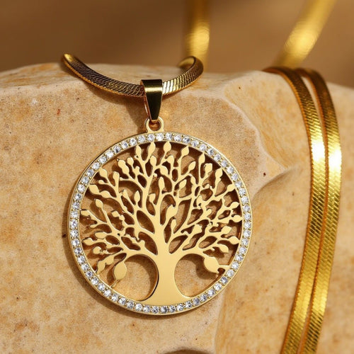 Sparkling Tree of Life Pendant