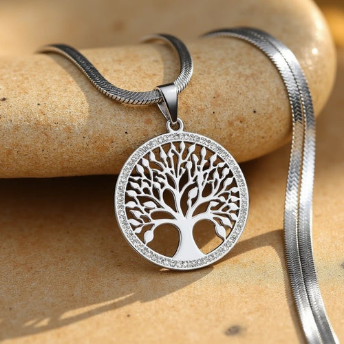 Sparkling Tree of Life Pendant