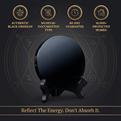 The John Dee Black Mirror — Obsidian Scrying & Protection Mirror - SPIRAD
